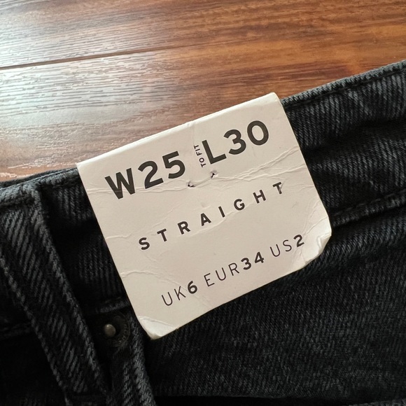 NWT TOPSHOP cropped length jeans 25 - Picture 9 of 9